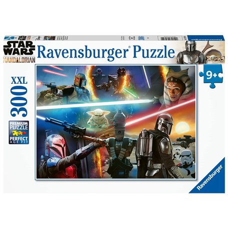 Ravensburger - Puzzle Enfant - Puzzle 300 pièces - Star Wars The Mandalorian - A partir de 9 Ans - Puzzle de qualité supérieure