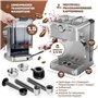 Machine à espresso ProfiCook | Machine à espresso automatique avec porte-filtre | Pompe à espresso italienne | 20 bar | Café en 