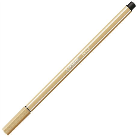 Feutre dessin - STABILO Pen 68 - 1 feutre pointe moyenne -ocre