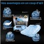 Dr. Wack - A1 Gant de Lavage pour Voiture - Microfibre de première qualité - Ultra Doux & extrêmement absorbants - pour Un Netto