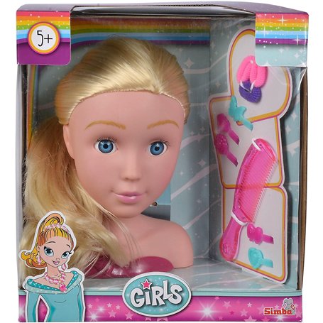 Steffi Love Girls Tête à coiffer avec Accessoires de Coiffure