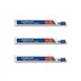 STAEDTLER Lot de 3 Etuis de 12 mines "Mars micro carbon" 0
