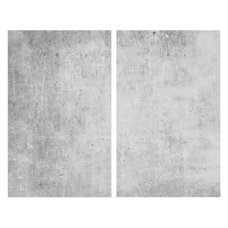 Wenko 53872100 Lot de 2 cache-plaques de cuisson en béton trempé Multicolore