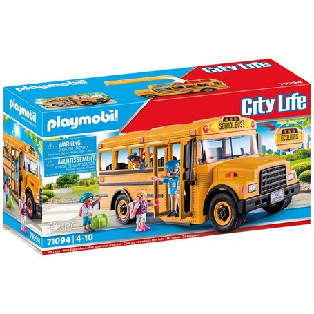 Playmobil 71094 Bus Scolaire- City Life - L'école - véhicule Enfants