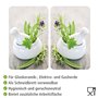 WENKO Plaque de Protection Cuisson en Verre trempé Herbes Lot de 2, Protection Tous Types de Plaque