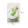 WENKO Plaque de Protection Cuisson en Verre trempé Herbes Lot de 2, Protection Tous Types de Plaque