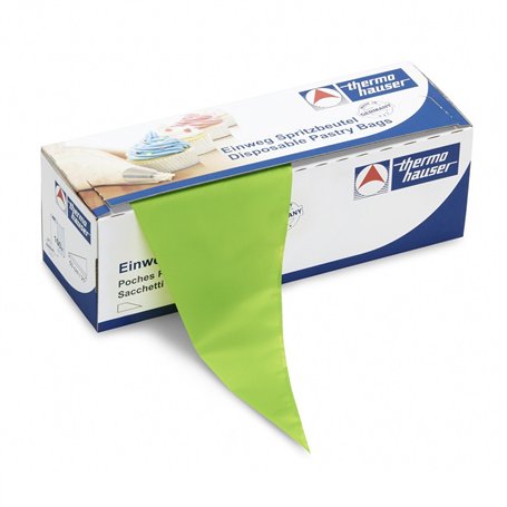 Thermohauser poche pâtisserie poche à dresser jetable Rouleau 100 pièces à pâtisserie Grand 53 cm vert
