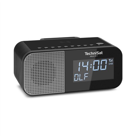 TechniSat Viola CR 1 - Dab+ Radio-réveil avec Chargement sans Fil (Dab
