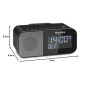 TechniSat Viola CR 1 - Dab+ Radio-réveil avec Chargement sans Fil (Dab, FM, Deux alarmes, Snooze, Mise en Veille, Fonction de Ch