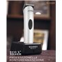 TONDEO Tondeuse cheveux ECO S PLUS SILVER | Tondeuse professionnelle avec station de charge et peigne de coupe pour 4 longueurs 