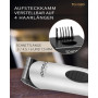 TONDEO Tondeuse cheveux ECO S PLUS SILVER | Tondeuse professionnelle avec station de charge et peigne de coupe pour 4 longueurs 