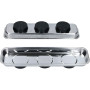 BRILLIANT TOOLS BT691155 Tablette magnétique / jeu de coques en inox, 65 x 226 mm, 2 pièces [Powered by KS TOOLS], Inconnu