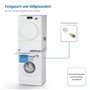 Xavax Kit de superposition universel pour lave-linge/sèche-linge, avec séchoir à linge