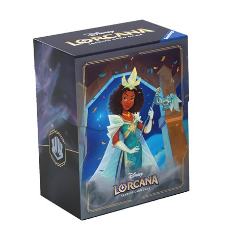 Ravensburger Disney Lorcana TCG Ciel Scintillant Jeu de Cartes à Collectionner JCC Boîte de Rangement de Deck Tiana dès 8 Ans