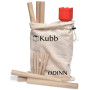 Toyfel Kubb Jeu en Bois Viking XXL Odinn – Jeu de Quilles Finlandais Intérieur & Extérieur Jeu de Lancer en Bois Massif FSC® ave