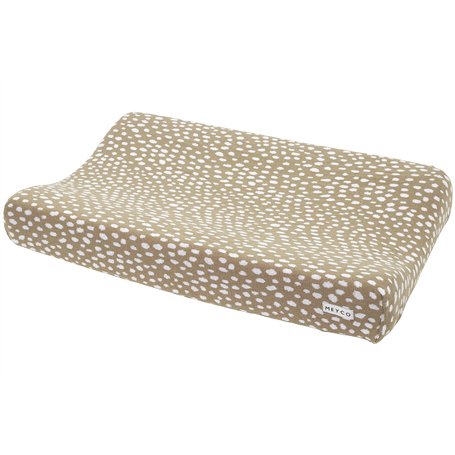 Meyco Baby Cheetah Housse de matelas à langer (douce et agréable pour la peau