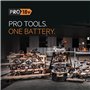 AEG - Pack 3 outils : Perceuse à percussion 18V, Perforateur brushless 18V, Meuleuse 125 mm Brushless 18V, 2 batteries 4,0 Ah, c