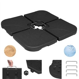 WOLTU Pied de Parasol 4 Pièces