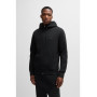 BOSS Hommes Saggy Sweat à Capuche zippé en Coton Stretch avec Logo imprimé