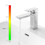 Villeroy & Boch O.novo Robinetterie pour lavabo sans bonde, mitigeur pour la salle de bains avec fonction de démarrage à froid,