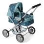 Bayer Chic 2000® Poussette de poupée Smarty - Étoiles Turquoise - Pliable - avec Capote