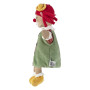 Sterntaler Marionnette à main clown - Jouet doux pour enfants - Pour théâtre de marionnettes, narration, câlins et promotion de