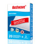 Dustwave® Lot de 20 sacs d'aspirateur pour Moulinex Compact