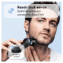 Braun Series 6 61-B4500cs Rasoir Électrique Pour Homme Avec Accessoire Tondeuse À Barbe EasyClick, Base De Recharge, SensoFlex, 