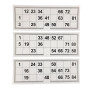 GMMH Jeu de loto russe (Loto) avec figurines en bois - Jeu de bingo familial pour enfants à partir de 6 ans et adultes (carton m