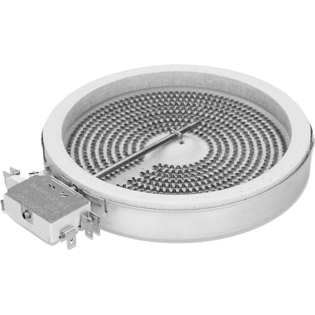Chauffage radiant à circuit unique HiLight 1200W 230V 140mm pour plaque de cuisson vitrocéramique EGO 10.54113.034 Bosch 0028956