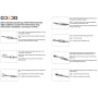 odedo 10x Connecteur réseau RJ45 CAT6A CAT7 - Montage sans outil - Ethernet 10 Gbps PoE - Fiche à sertir compatible avec CAT6 -