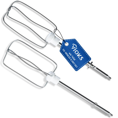VIOKS Lot de 2 fouets à neige pour batteur à main Tefal et mélangeurs de rechange pour Tefal Mixer SS-989633 - Mini fouet petit