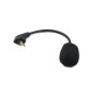 System-S Microphone de Rechange AUX Jack 3,5 mm pour HyperX Cloud X II Core