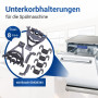Lot de 8 pinces de rechange pour lave-vaisselle Bosch Siemens Neff 00428344 428344 pour panier inférieur de lave-vaisselle
