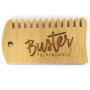 Buster Surfboards Sticky Bumps Kit de cire pour planche de surf avec manche en bambou et peigne de surf Température chaude 17 °C