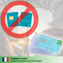 fouraces Protege Carte bancaire - 10 pièces - Transparent - étui Rigide pour Carte navigo, Carte Bleu, Porte-Carte, pour Porte M