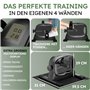 HELDENWERK 2025 Kit d'entraînement à pédales certifié TÜV/GS avec sangle de fixation et tapis antidérapant – Entraîneur de bras 