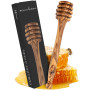 SCHWERTKRONE® Cuillère à Miel 15cm [BOIS D'OLIVIER ARTINASALE] - Haute Qualité Cuillère Miel Bois Olivier - Miel Accessoire - Pr
