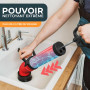 Meisterfaktur déboucheur à pompe [2L] - Pistolet deboucheur canalisation pour un nettoyage efficace des tuyaux - Pompe deboucheu