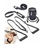 FREESIXD Sangles de Suspension Kit d'entraînement - Fitness Entrainement ensemble avec de Porte Achor pour Maison salle de sport