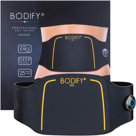 Bodify Ceinture Dorsal Pro - Entraînement Dorsal EMS - Electrostimulation Musculaire du Dos - Développement Musculaire et Amélio