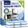 Détartrant tablette pour machines à café - 6x 16g compatibles avec les machines
