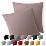 Blumtal Taie Oreiller 60x60 Lot de 2 - Housse de Coussin Microfibre - Taies d'oreillers avec Fermeture enveloppe