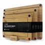 REDSALT® lot de 3 planches à découper bambou antidérapant | planches bois de qualité supérieure certifiées FSC | 38x26