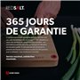 REDSALT® lot de 3 planches à découper bambou antidérapant | planches bois de qualité supérieure certifiées FSC | 38x26, 32x22, 2