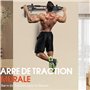 DH FitLife Barre de Traction 4 en 1 pour Montage Mural, Charge jusqu'à 200kg | Chevilles d'Expansion | Poignées Antidérapantes |