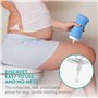 Cynpel Bidet Portable Soin Post-Partum - 600ml Peri Bottle Femmes - Douche Intime Perinée Jet à l'Envers - Pompe Lavage de Voyag