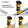 Adaptateur de rail de guidage professionnel pour DEWALT DCW600 / DCW604 / DCW604NT / D26200 pour Makita/Bosch/Festool/Mafell
