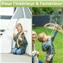 BOWRILLA® Arc et Fleches Enfant en Bois avec 5 Flèches, 4 Cibles et 1 Carquois | 3 LB Tir à l'arc pour Enfant (Intérieur et D'Ex