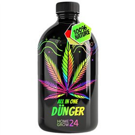 HOMEGROW24 Engrais pour cannabis Intérieur & Extérieur pour plantes de cannabis Phase de croissance et phase de floraison Engrai